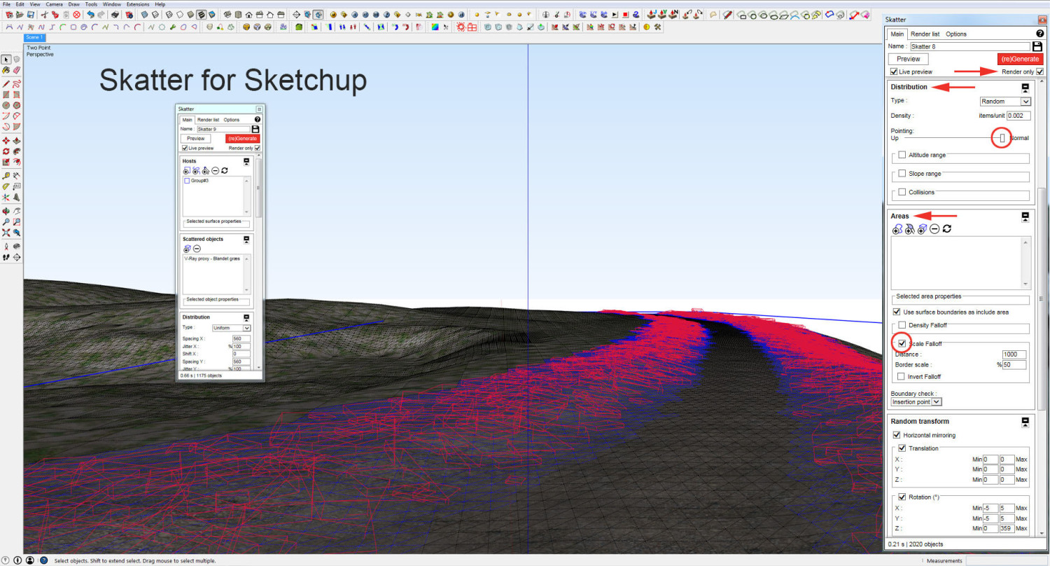Main render. Scatter Sketchup. Scatter расширение для скетчапа. Scatter Sketchup аналоги. Скаттер игра.
