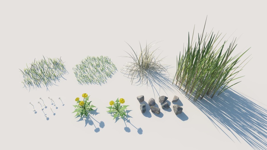 Making of The Meadow with SketchUp & Skatter - 3D Architectural ...