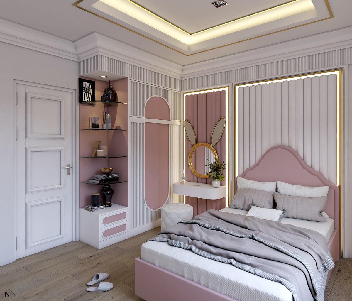 Girl Bedroom - Ronen Bekerman - 3D Architectural Visualization ...